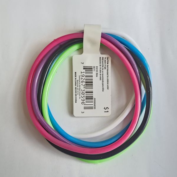 Manilla de silicona multicolor