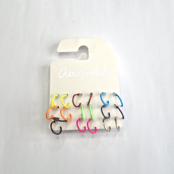 Aros pequeños colores fosforecentes