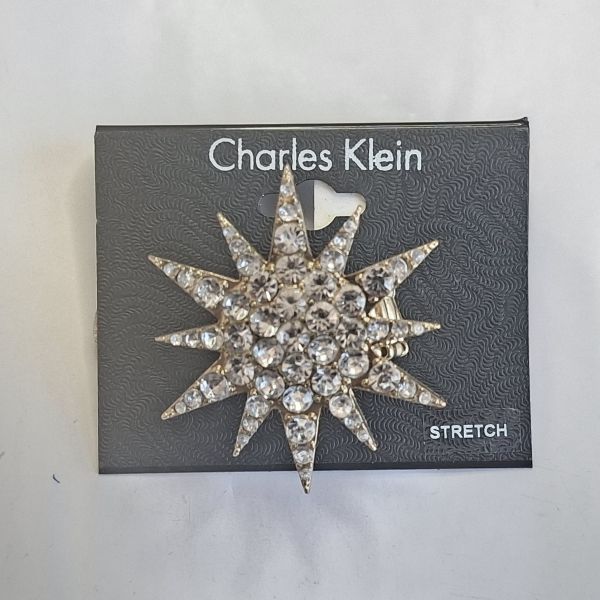 Anillo de estrella con circones (talla variable) 