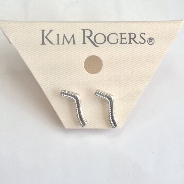 Aretes plateados 