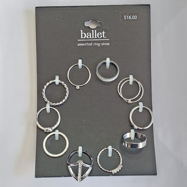 Set anillos (tallas 4 a 7) 