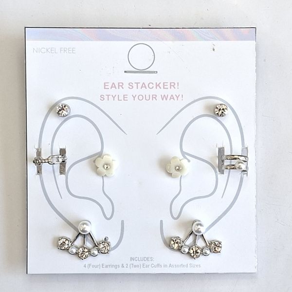 Juego de aretes para toda la oreja