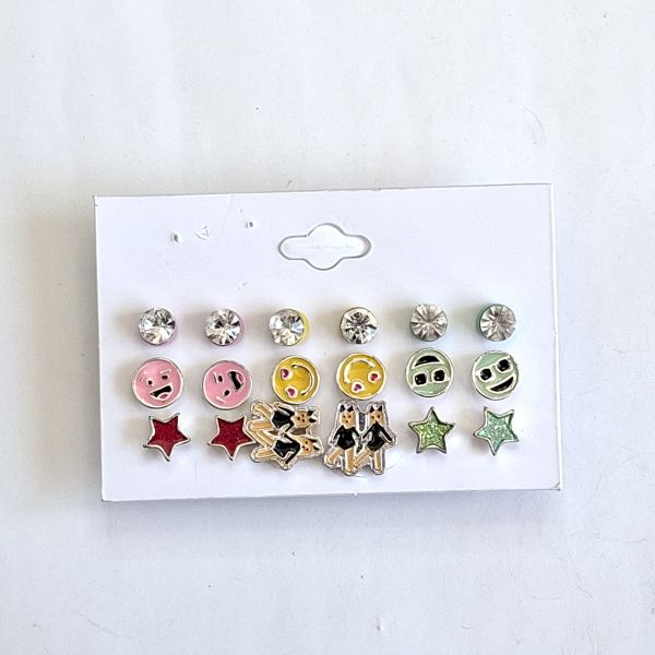 Set de aretes 9 pares 