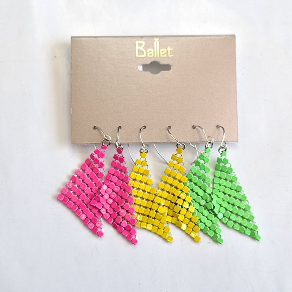 Set de aretes de malla