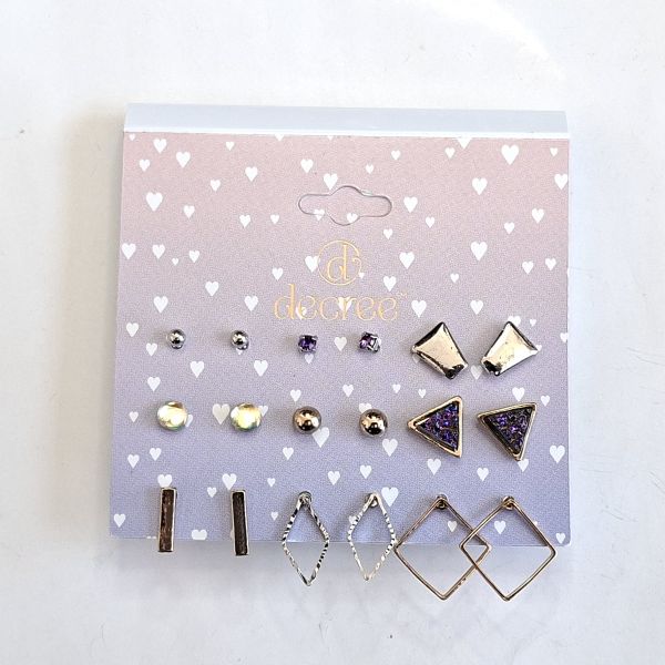Set de aretes varios diseños 